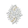 Thumbnail Image 1 of Previously Owned - 3 CT. T.W. Composite Diamond Waterfall Ring in 10K Gold