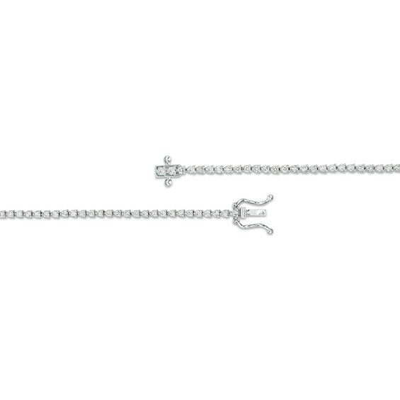 Previously Owned - 1 CT. T.w. Diamond Tennis Bracelet in 10K White Gold