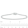Thumbnail Image 4 of Previously Owned - 1 CT. T.W. Diamond Tennis Bracelet in 10K White Gold