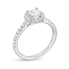 Thumbnail Image 3 of Previously Owned - 1-1/5 CT. T.W. Diamond Frame Engagement Ring in 14K White Gold