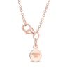 Thumbnail Image 3 of Previously Owned - The Kindred Heart from Vera Wang Love Collection 1/2 CT. T.W. Diamond Pendant in 10K Rose Gold - 19"