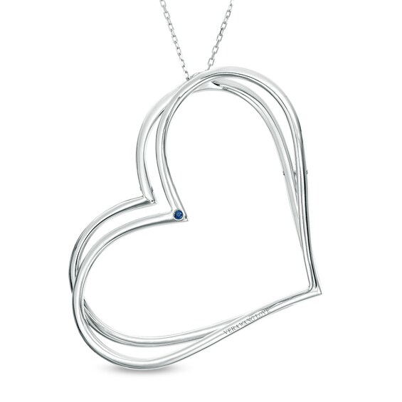 Previously Owned - The Kindred Heart from Vera Wang Love Collection 5/8 CT. T.w. Diamond Pendant in Sterling Silver