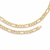 Thumbnail Image 1 of Previously Owned - Men's Figaro Link Bracelet and Necklace Set in 10K Gold