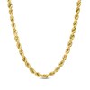 Thumbnail Image 1 of Previously Owned - 5.0mm Glitter Rope Chain Necklace in Hollow 10K Gold - 24"