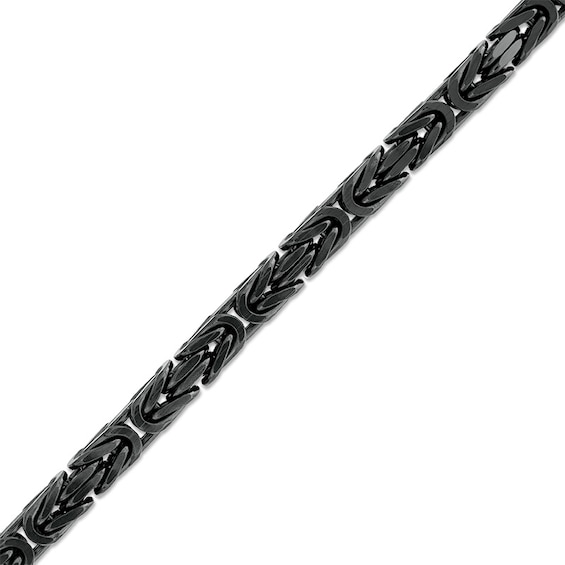 Previously Owned - Made in Italy 140 Gauge Byzantine Chain Bracelet in Sterling Silver - 8.5"
