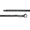 Thumbnail Image 3 of Previously Owned - Made in Italy 140 Gauge Byzantine Chain Bracelet in Sterling Silver - 8.5"