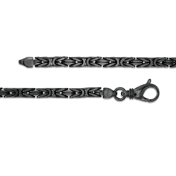 Previously Owned - Made in Italy 140 Gauge Byzantine Chain Bracelet in Sterling Silver - 8.5"