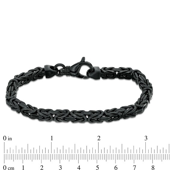 Previously Owned - Made in Italy 140 Gauge Byzantine Chain Bracelet in Sterling Silver - 8.5"