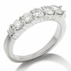 Thumbnail Image 1 of Previously Owned - 1 CT. T.W. Diamond Five Stone Band in Platinum