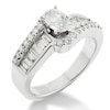 Thumbnail Image 1 of Previously Owned - 1-1/4 CT. T.W. Oval Diamond Solitaire Engagement Ring in 14K White Gold