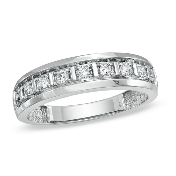 Previously Owned - 1/3 CT. T.w. Diamond Wedding Band in 10K White Gold
