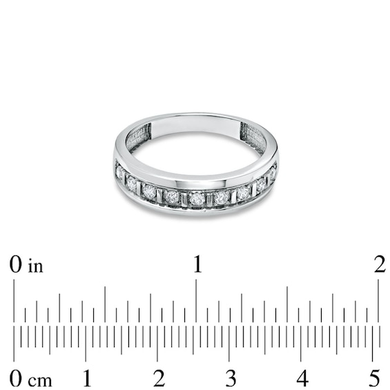 Previously Owned - 1/3 CT. T.w. Diamond Wedding Band in 10K White Gold