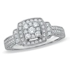 Thumbnail Image 1 of Previously Owned - 3/4 CT. T.W. Diamond Frame Ring in 10K White Gold