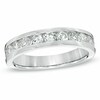 Thumbnail Image 1 of Previously Owned - 1 CT. T.W. Diamond Anniversary Band in 18K White Gold (E/I1)
