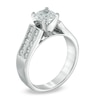 Thumbnail Image 2 of Previously Owned - 1/2 CT. T.W. Diamond Double Row Semi-Mount in 14K White Gold