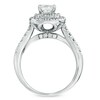 Thumbnail Image 3 of Previously Owned - Celebration Lux® 1-1/2 CT. T.W. Princess-Cut Diamond Engagement Ring in 18K White Gold (I/SI2)
