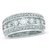 Thumbnail Image 1 of Previously Owned - 1 CT. T.W. Diamond Seven Stone Anniversary Band in 14K White Gold