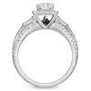 Thumbnail Image 3 of Previously Owned - Vera Wang Love Collection 1 CT. T.W. Princess-Cut Diamond Edge Engagement Ring in 14K White Gold