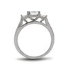 Thumbnail Image 3 of Previously Owned - 1-3/8 CT. T.W. Princess-Cut Diamond Three Stone Bridal Set in Platinum (H/SI2)