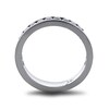 Thumbnail Image 3 of Previously Owned - 1/4 CT. T.W. Diamond Nine Stone Wedding Band in Platinum (H/SI1)
