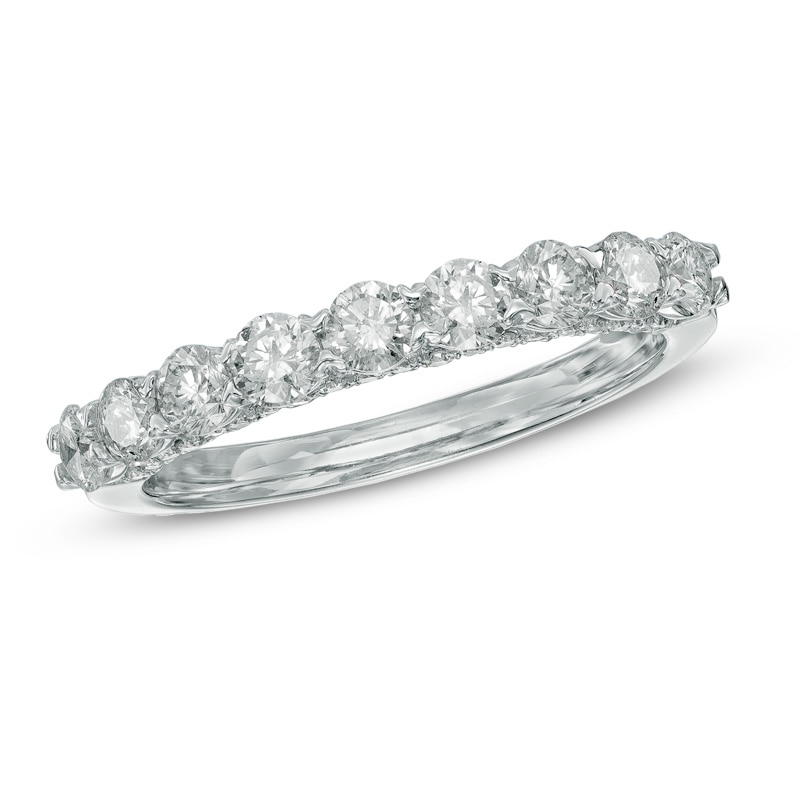 Main Image 1 of Previously Owned - 1 CT. T.W. Diamond Anniversary Band in 14K White Gold