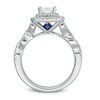 Thumbnail Image 3 of Previously Owned - Vera Wang Love Collection 1-1/4 CT. T.W. Princess-Cut Diamond Frame Engagement Ring in 14K White Gold