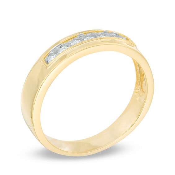 Previously Owned - 1/4 CT. T.w. Diamond Wedding Band in 10K Gold