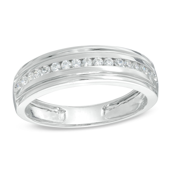 Previously Owned - 1/3 CT. T.w. Diamond Wedding Band in 10K White Gold