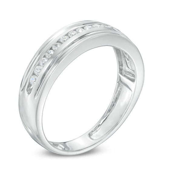 Previously Owned - 1/3 CT. T.w. Diamond Wedding Band in 10K White Gold