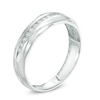 Thumbnail Image 2 of Previously Owned - Men's 1/3 CT. T.W. Diamond Wedding Band in 10K White Gold