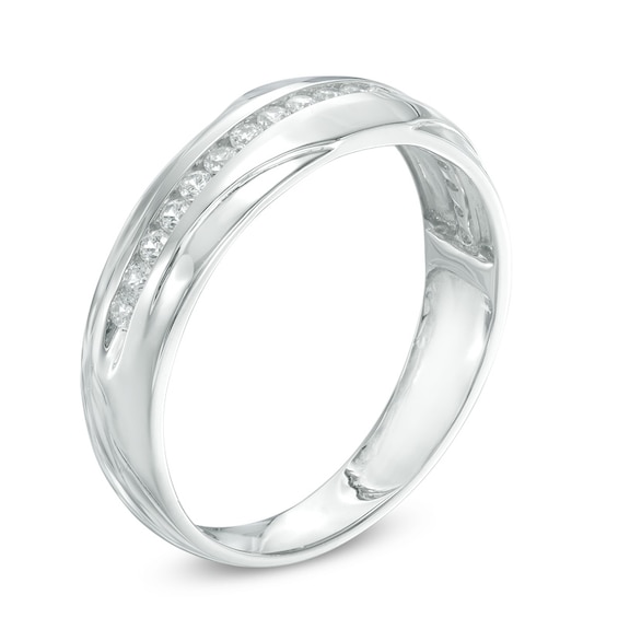 Previously Owned - 1/3 CT. T.w. Diamond Wedding Band in 10K White Gold