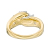 Thumbnail Image 3 of Previously Owned - 1 CT. T.W. Diamond Past Present Future® Bypass Engagement Ring in 14K Gold