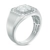 Thumbnail Image 2 of Previously Owned - 1-1/2 CT. T.W. Square-Cut Quad Diamond Double Cushion Frame Ring in 14K White Gold