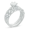 Thumbnail Image 2 of Previously Owned - 1 CT. T.W. Diamond Bridal Set in 10K White Gold