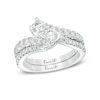 Thumbnail Image 3 of Previously Owned - Ever Us® 1/5 CT. T.W. Diamond Contour Band in 14K White Gold