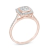 Thumbnail Image 2 of Previously Owned - 1/2 CT. T.W. Composite Diamond Cushion Frame Engagement Ring in 10K Rose Gold