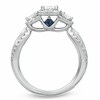 Thumbnail Image 3 of Previously Owned - Vera Wang Love Collection 1 CT. T.W. Three Stone Engagement Ring in 14K White Gold