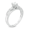 Thumbnail Image 2 of Previously Owned - 3/4 CT. T.W. Diamond Slant Engagement Ring in 14K White Gold