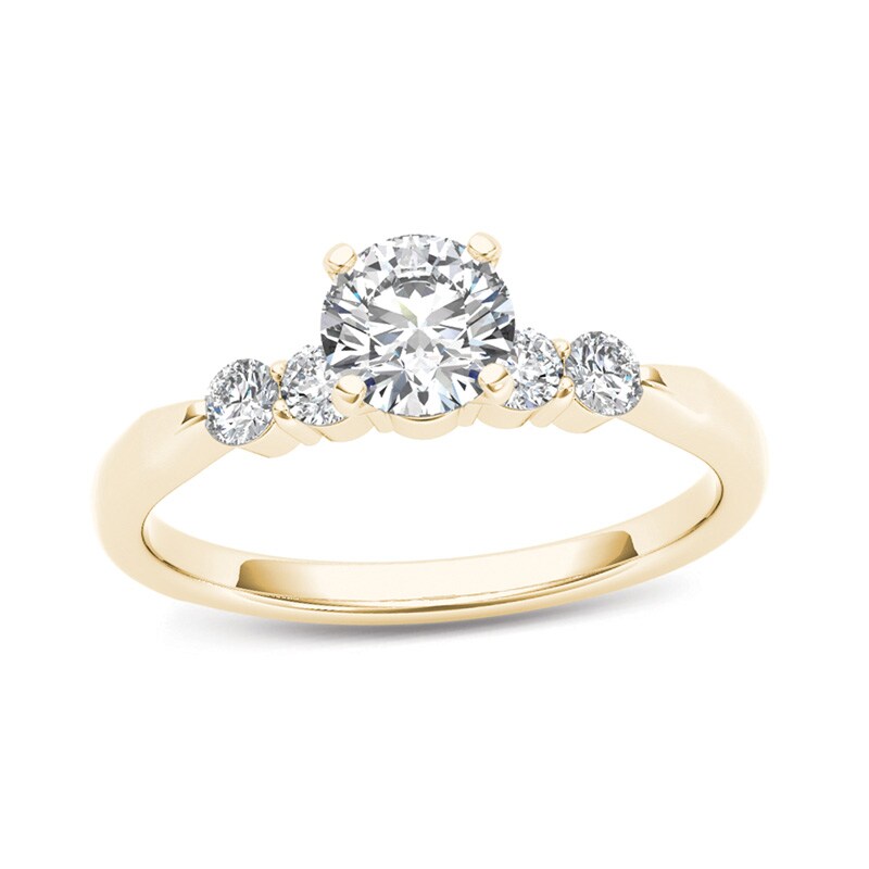 Main Image 1 of Previously Owned - 1/2 CT. T.W. Diamond Engagement Ring in 14K Gold