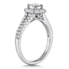 Thumbnail Image 2 of Previously Owned - 5/8 CT. T.W. Diamond Cushion Frame Split Shank Engagement Ring in 10K White Gold