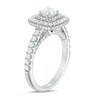 Thumbnail Image 2 of Previously Owned - Vera Wang Love Collection 1-1/2 CT. T.W. Diamond Cushion Frame Engagement Ring in 14K White Gold