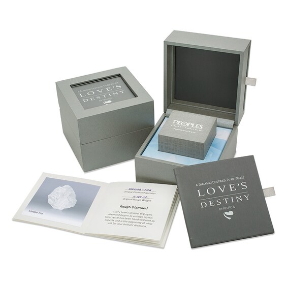 Previously Owned - Love's Destiny by Peoples 1/3 CT. T.w. Diamond Contour Wedding Band in 14K White Gold (I/Si2)