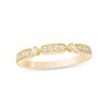 Thumbnail Image 1 of Previously Owned - 1/5 CT. T.W. Diamond Art Deco Vintage-Style Anniversary Band in 10K Gold