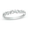 Thumbnail Image 1 of Previously Owned - 1/20 CT. T.W. Diamond Vine Vintage-Style Band in 10K White Gold