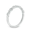 Thumbnail Image 2 of Previously Owned - 1/20 CT. T.W. Diamond Vine Vintage-Style Band in 10K White Gold