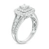 Thumbnail Image 2 of Previously Owned - 1-1/2 CT. T.W. Princess-Cut Diamond Double Frame Vintage-Style Engagement Ring in 14K White Gold