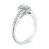 Thumbnail Image 2 of Previously Owned - 1/2 CT. T.W. Oval Diamond Double Frame Engagement Ring in 14K White Gold
