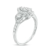 Thumbnail Image 2 of Previously Owned - 1/2 CT. T.W. Marquise Diamond Past Present Future® Frame Engagement Ring in 14K White Gold