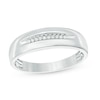Thumbnail Image 1 of Previously Owned - 1/20 CT. T.W. Diamond Ten Stone Wedding Band in 10K White Gold
