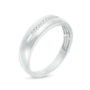 Thumbnail Image 2 of Previously Owned - 1/20 CT. T.W. Diamond Ten Stone Wedding Band in 10K White Gold